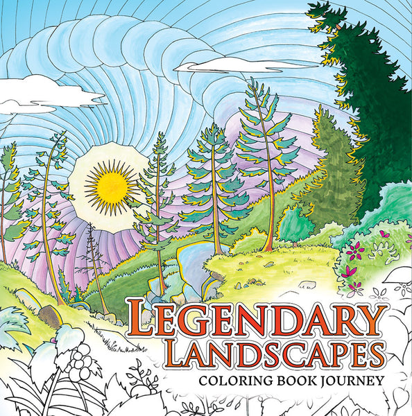 Legendary Landscapes: Coloring Book Journey - Colorworth - 1