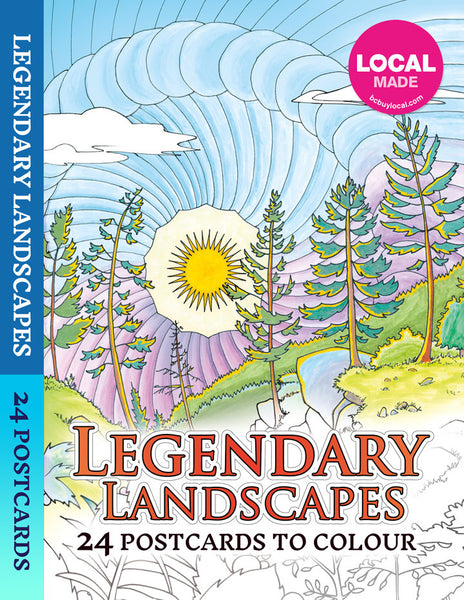 Legendary Landscapes Postcard Booklet - Colorworth - 1