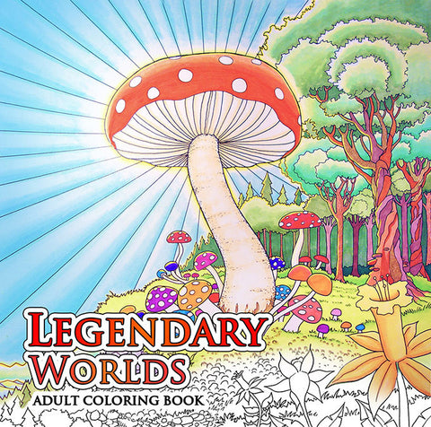 Legendary Worlds: Adult Coloring Book - Colorworth - 1